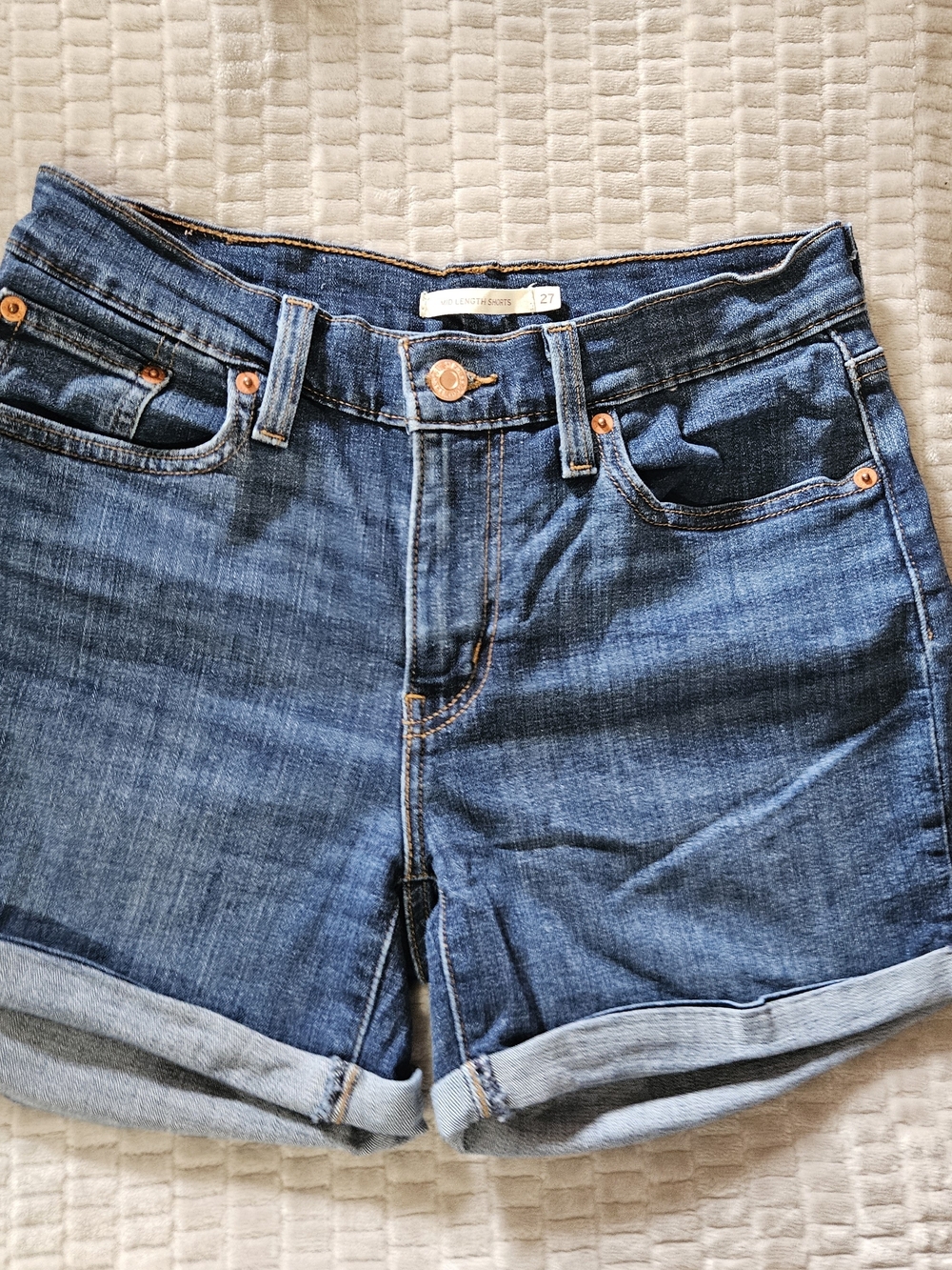 Levi's Denim Mid-length Shorts